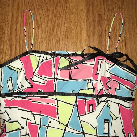 Becky & Max Color Block Dress - Picture 2 of 4